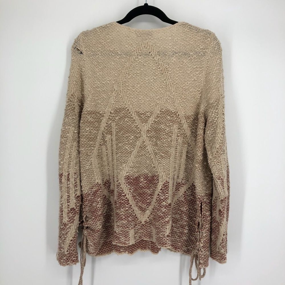 KNOX ROSE Popcorn Ragged Knit Scoop Neck Sweater - Picture 4 of 6